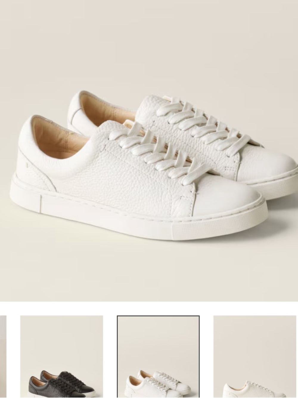 Frye ivy Leather Low-Top Sneakers